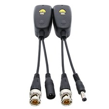 New Thunder-Proof Level 3 BNC To POE Adapter Balun Connector For Surveillance