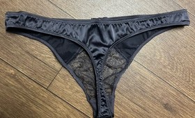 Maison Close Triangle Bra , Thong, Waist Belt Luxury Lingerie  NEW Set Lace M