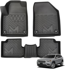 Tpe Floor Mats Liner For 2016-2023 Jeep Cherokee All-weather Custom Fit Car Mats