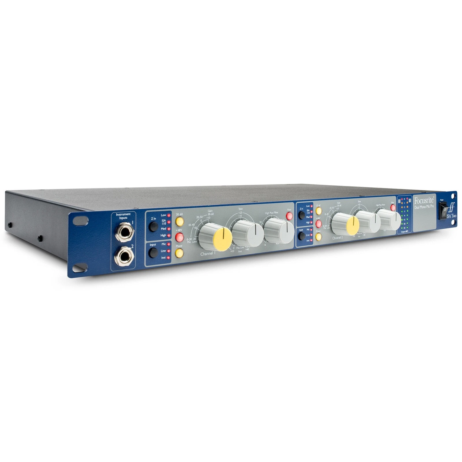 Focusrite ISA Two Classic Dual Mono Transformer Based Microphone Preamp - Thumbnail 4