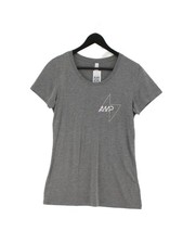 Bella Damen T-Shirt XL grau Polyester mit Baumwolle, Viskose Basic