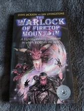 Fighting Fantasy The Warlock Of Firetop Mountain R.p.g Game Book