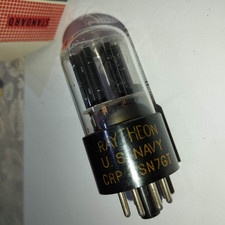 6SN7GT 6sn7 Elektronische Röhre RAYTHEON US NAVY Tir33