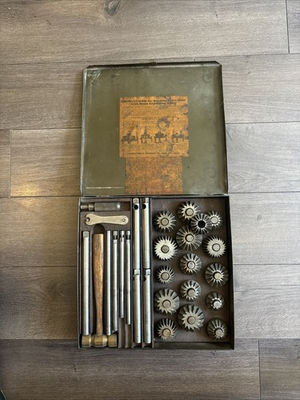 #ad #ad Vintage Sioux Albertson amp; Co Reaming Valve Seat Set Expanding Pilots Complete $169.99