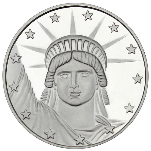1 Troy oz Lady Liberty .999 Fine Round