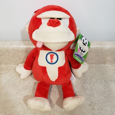 Changerooz Monkey Attitude Plush 14'' Red Flip To Change Stuffed Good Stuff New