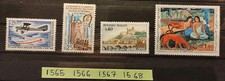 lot timbres france neuf** année 1968 n° 1565 1566 1567 1568