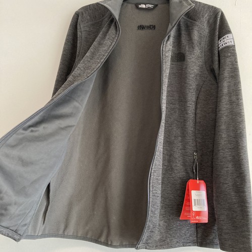 The North Face Skyline Fleece Full Zip Jacket Coat Women In Kiewit Gray Size L - Picture 13 of 16