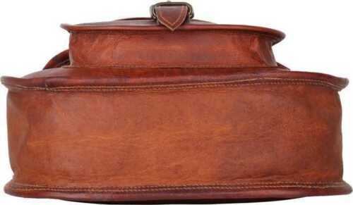 Handmade Leather Handbag Shoulder Purse Women Satchel Messenger Crossbody Bag - Picture 4 of 4