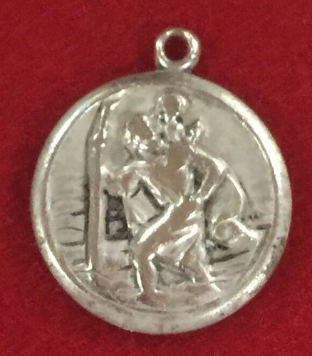 Rare Antique Saint Christopher Travel 