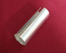 Sattelstützen Adapter Distanzstück, Alu, 27,2mm auf 29,4mm, 80mm, silber, NEU