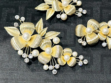 Bridal Hair Clip Pin Crystal Hair Comb Headpiece Silver Wedding Accessory