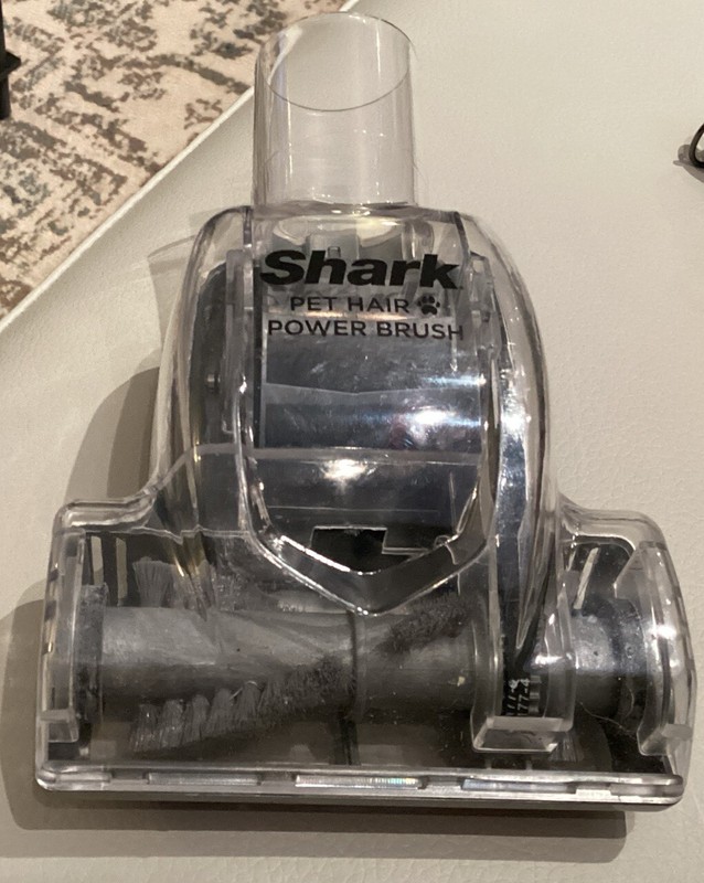 Shark Vacuum Pet Hair Power Brush Tool Attachment Clear Shark Power Brush