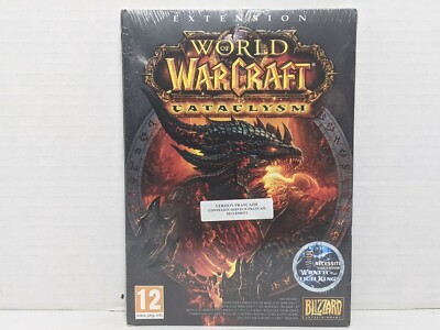 World of WarCraft: Cataclysm EXTENSION  (PC, 2010) French Version Sealed