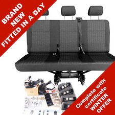 FITTED IN A DAY - Volkswagen Kombi Rear Seat Triple VW Shuttle Transporter T6 T5