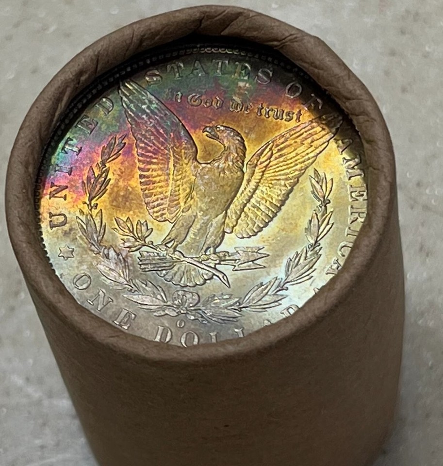 1878-1904 BU Uncirculated Toned 10 Coins Silver Dollar Mixed Roll ...