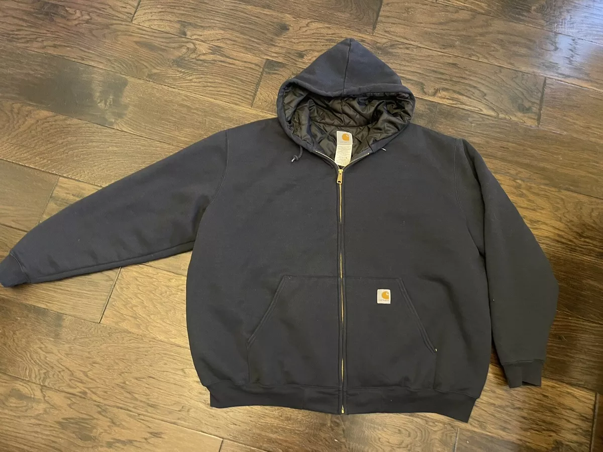 CARHARTT J140 3XL TLL Hooded Jacket Insulated Navy 3XLT