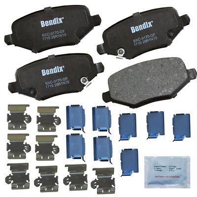 Disc Brake Pad Set-Priority One Ceramic BPR Bendix CFC1719