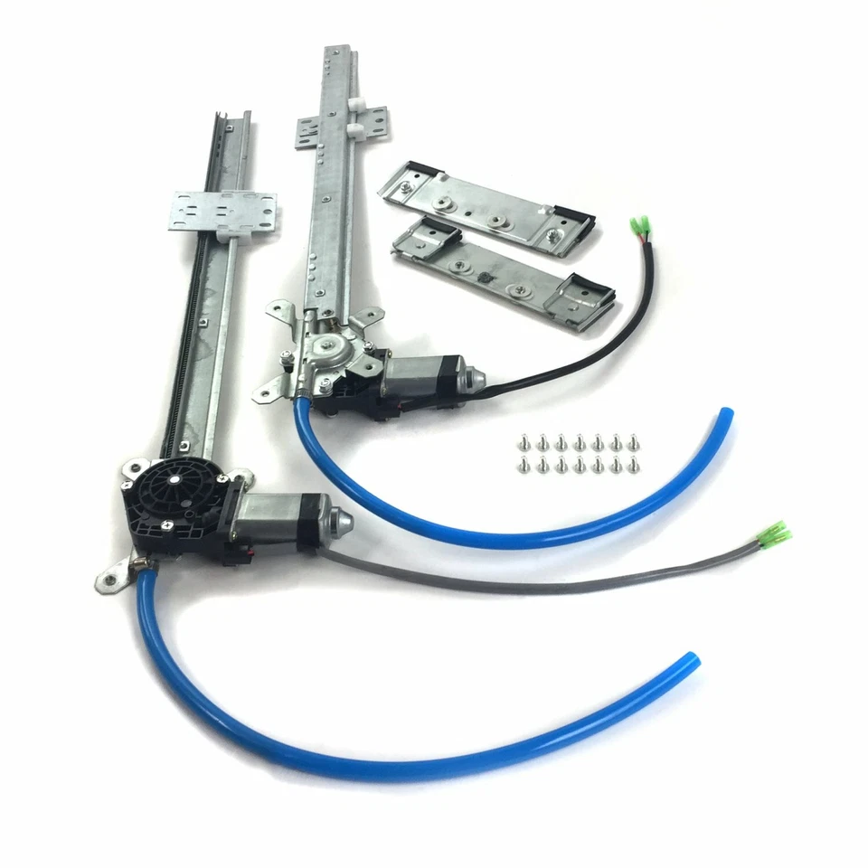 Kit de ventana eléctrica plana de 2 puertas cable en U conductor/pasajeros AutoLoc AUTPW5500 camión Foto 4 de 4