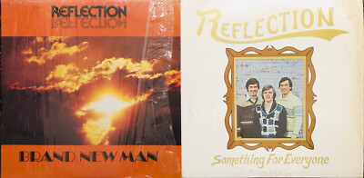 2 LP Lot - Reflection- Brand New Man/ Something For Everyone Gospel Xian Orivate