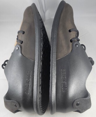 Birkenstock Montana Men's Brown/Black Natural Leather