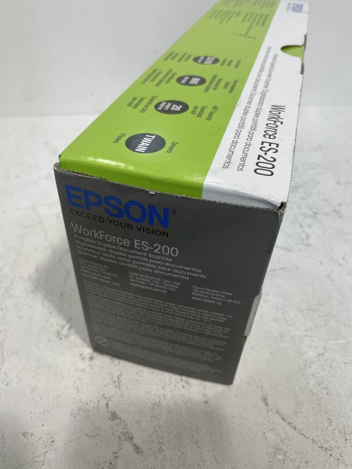 Epson WorkForce ES-200 Color Portable Document Scanner with ADF for PC and Mac - Image 3 of 4