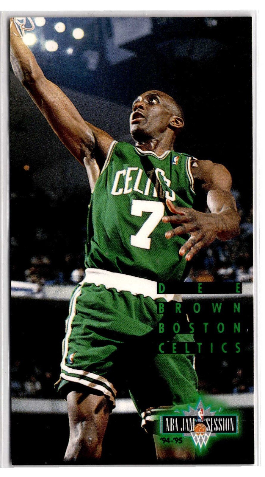 1994-95 Fleer NBA Jam Session - #7 Dee Brown Boston Celtics 