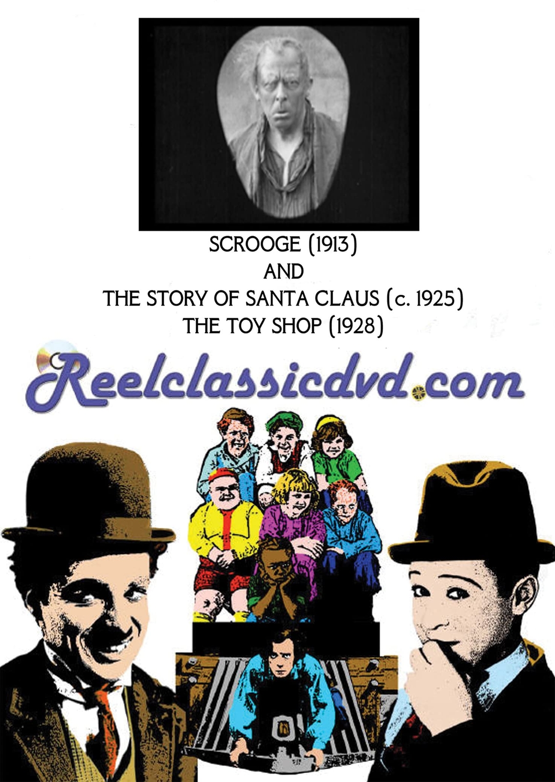 SCROOGE with The Story of Santa Claus and The Toy Shop (DVD)