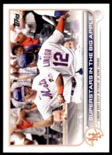 2022 TOPPS.. SUPERSTARS IN THE BIG APPLE NEW YORK METS #436