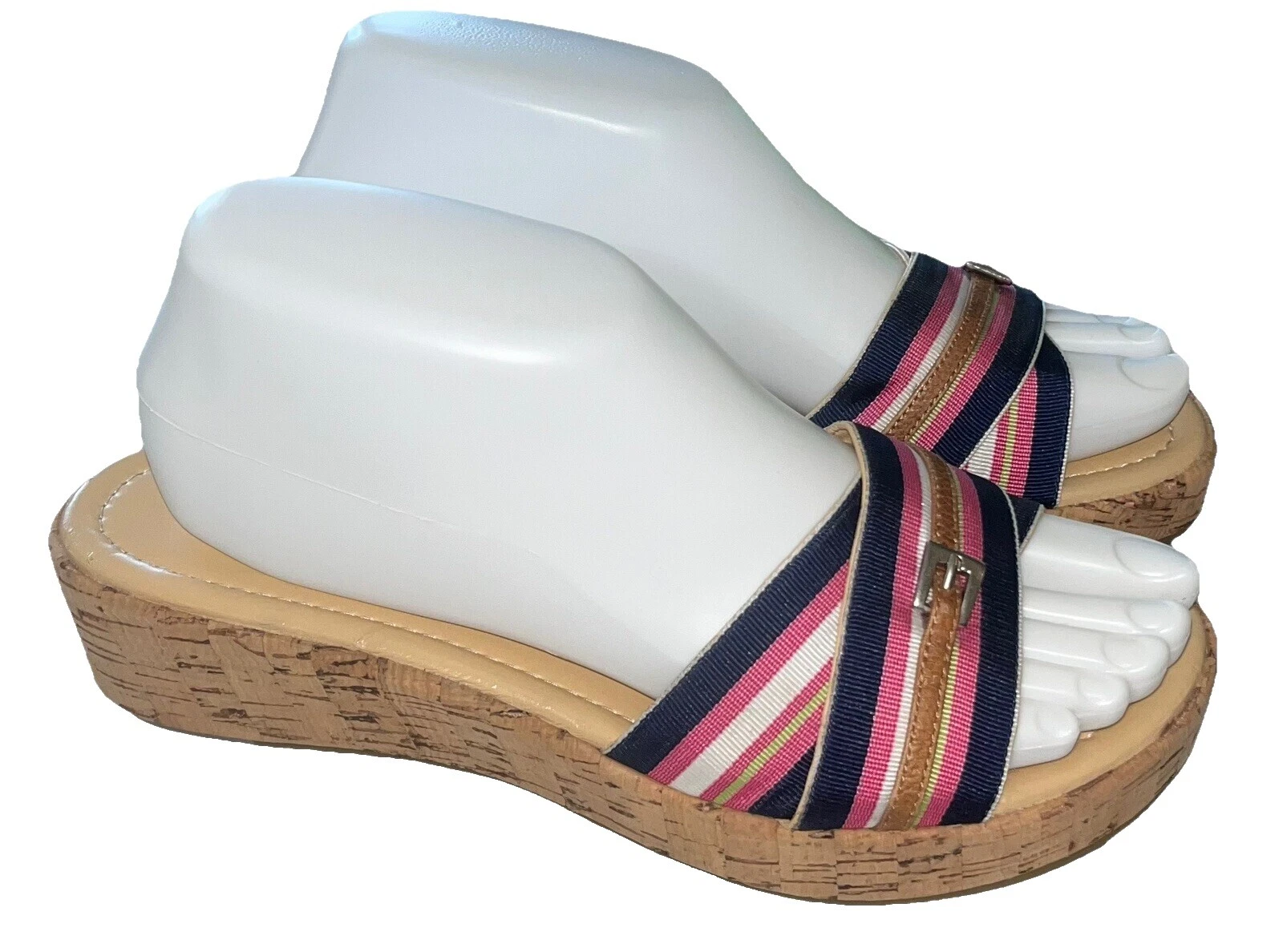 Sandalias de rayas de mujer Talbots para Mujeres