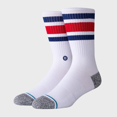 STANCE - Boyd St Kinder Crew Socken - weiß/blau - Kinder Freizeitsocken