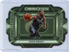 2020-21 Panini Obsidian Basketball Eclipse Die-Cut Green #33 Kevin Durant #20/25