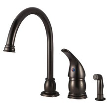 Dura Faucet DF-NMK301-VB RV Gooseneck Kitchen Faucet Venetian Bronze