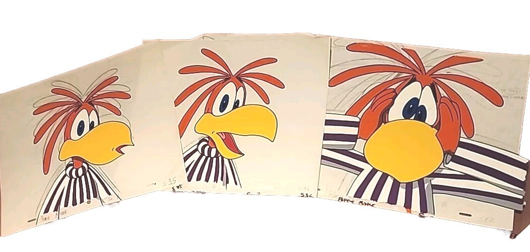 RARE Animation Artwork from Vintage Cocoa Puffs TV Ad Featuring Popeye