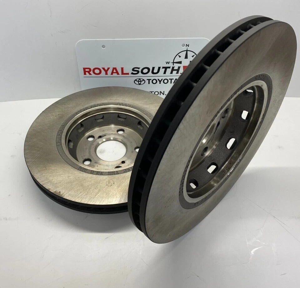 Juego de rotores delanteros originales Toyota Venza 2009-2016 OEM Foto 3 de 4