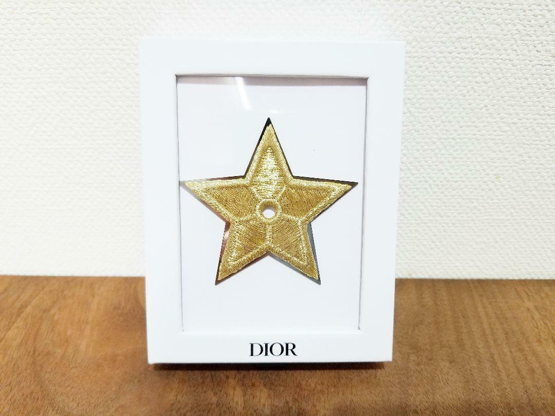 クリスチャンディオール ゴールドピンバッジ、エンブレムロゴ Christian Dior Pin Badge Novelty Limited Gold Star