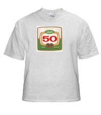 LABATT 50 BEER LABEL T SHIRT CANADA SIZES SMALL THRU XXLARGE