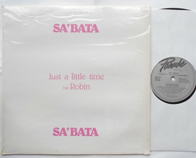 CANADA!!! NM-SA'BATA Just a Little Time 1986 ELECTRO BOOGIE FUNK MODERN SOUL 12''