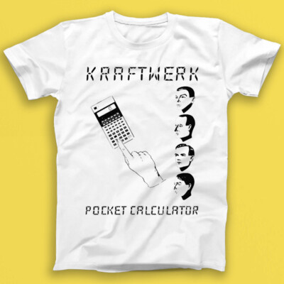 T-Shirt Kraftwerk Taschenrechner elektronischer Synthesizer Popmusik Geschenk 1941