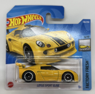 Hot Wheels Lotus Sport Elise gelb Factory Reset Nummer 136 neu und ungeöffnet