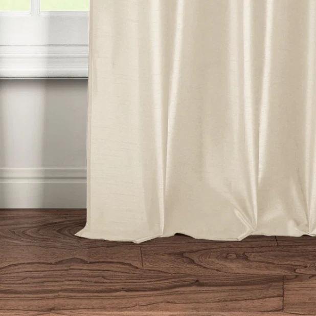 Panel par Champagne Bali 38"x84", imitación seda, ojal, río Duck Foto 4 de 4