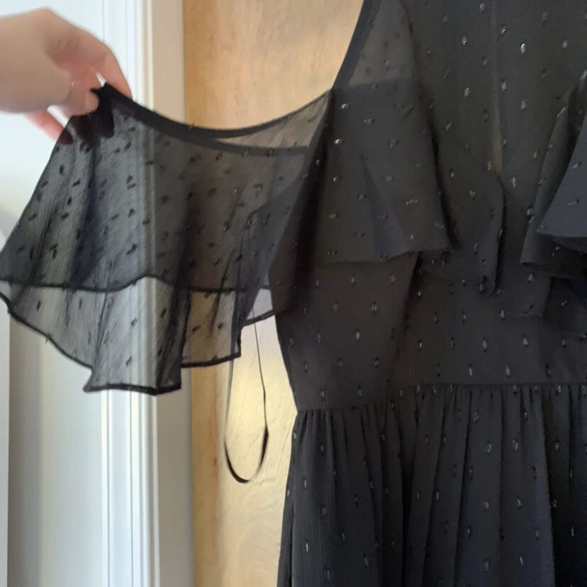 NWT BCBGeneration BCBG Halter Cold Shoulder Ruffle Dress Black Size 2 MSRP $118 | eBay NWT BCBGeneration BCBG Halter Cold Shoulder Ruffle Dress Black Size 2 MSRP $118 | eBay
