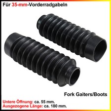 35mm Motorrad Vorderradgabel Faltenbalg Stoßdämpfer Stiefel Aufhängung Abdeckung