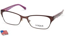 Vogue VO 3918 934 BRUSHED BROWN/PURPLE EYEGLASSES FRAME 52-17-135mm B32mm "READ"