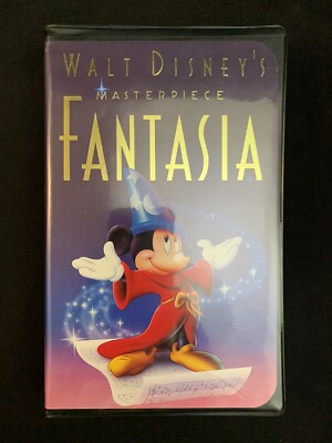 RARE Walt Disney's Masterpiece Fantasia (VHS, 1991) - Very Good