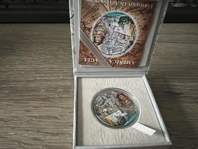 1oz  USA Silber Eagle 2017coloriert
