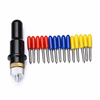 Superior Quality 15 Piece Blade Set with Blade Holder for Roland Vinyl Cutter
