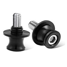 10MM x 1.5 Motorcycle Swing Arm Slider CNC Spools Stand Screw M10 Black