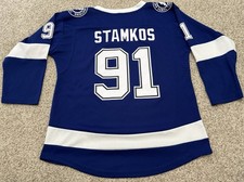 NHL Steven Stamkos 91 Hockey Jersey Youth L XL Tampa Bay Lightning Power Play
