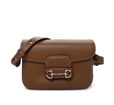 Gucci Horsebit 1955 Shoulder Bag Soft Medium Brown Leather $3600